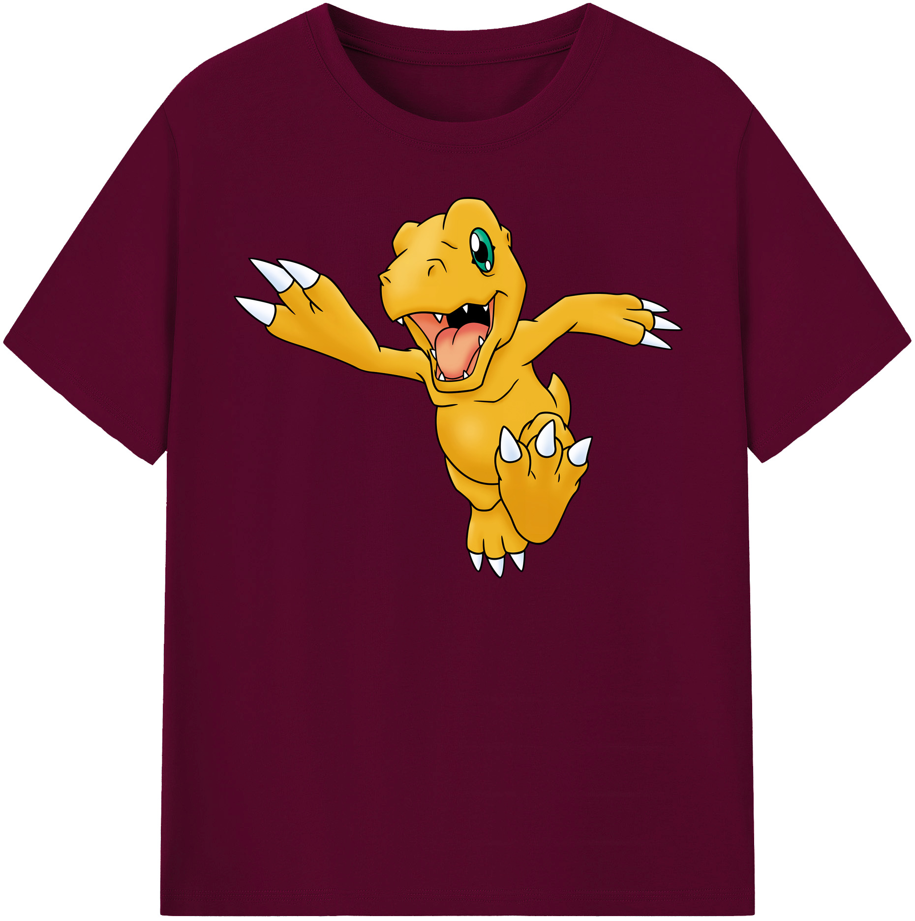 （画像用） Digimon デジタルモンスター/デジモン レディースカジュアルプリントTシャツ（綿100％）